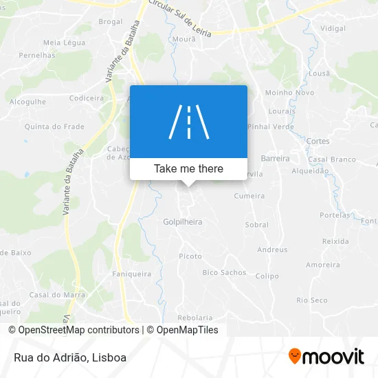 Rua do Adrião map