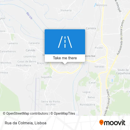 Rua da Colmeia map