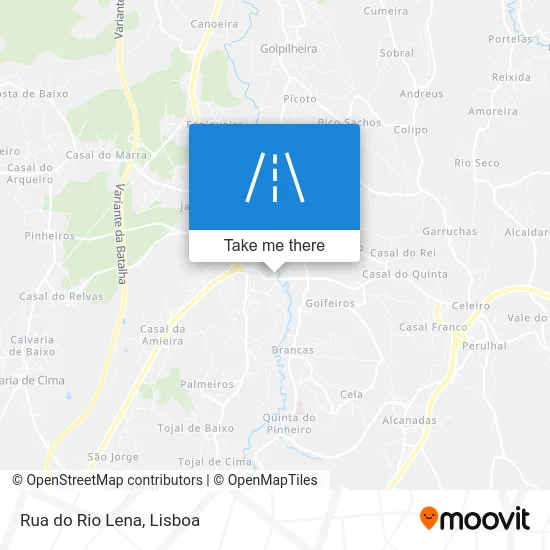 Rua do Rio Lena map