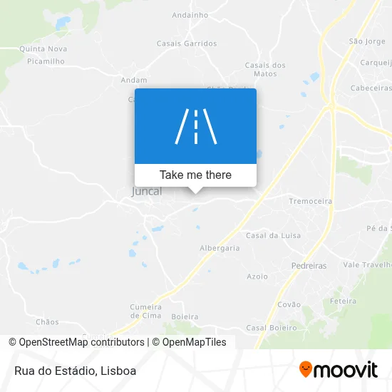 Rua do Estádio map