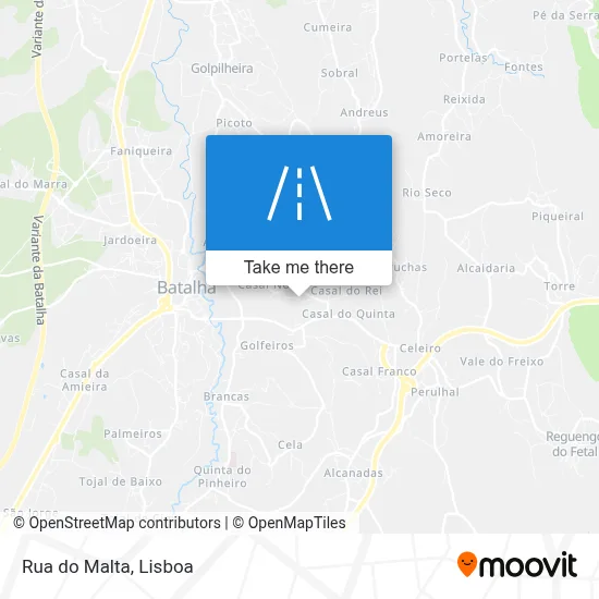 Rua do Malta map