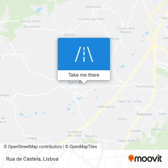 Rua de Castela map