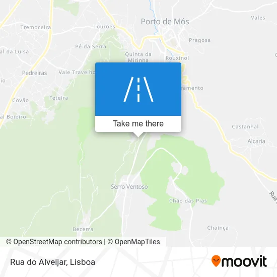 Rua do Alveijar map