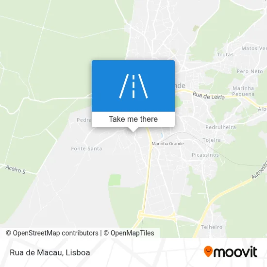 Rua de Macau map