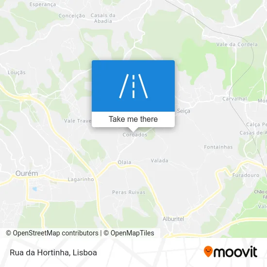 Rua da Hortinha map
