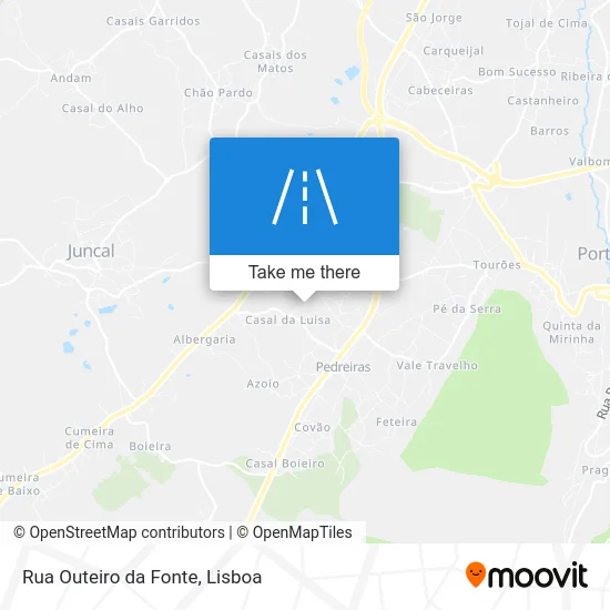Rua Outeiro da Fonte map