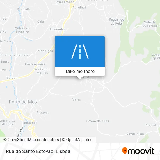 Rua de Santo Estevão map