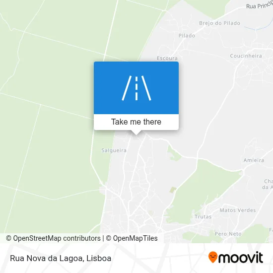 Rua Nova da Lagoa map