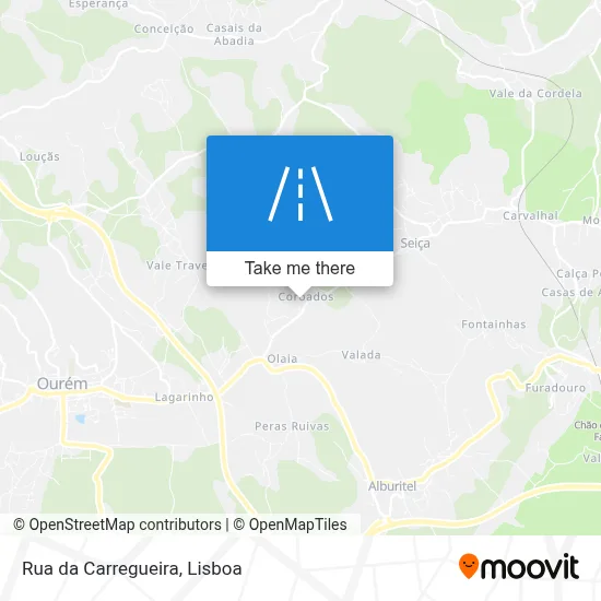 Rua da Carregueira map