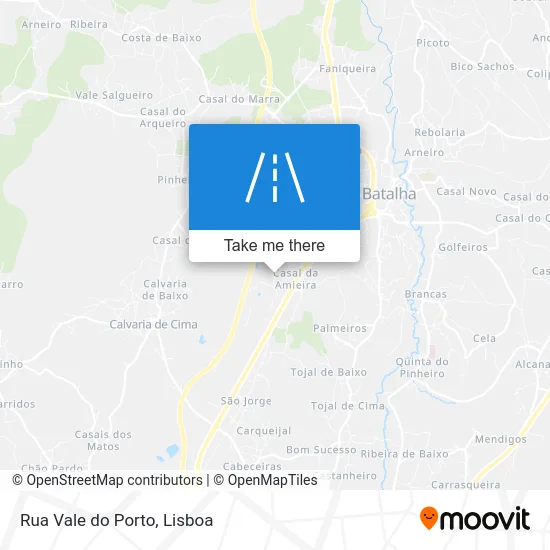 Rua Vale do Porto map