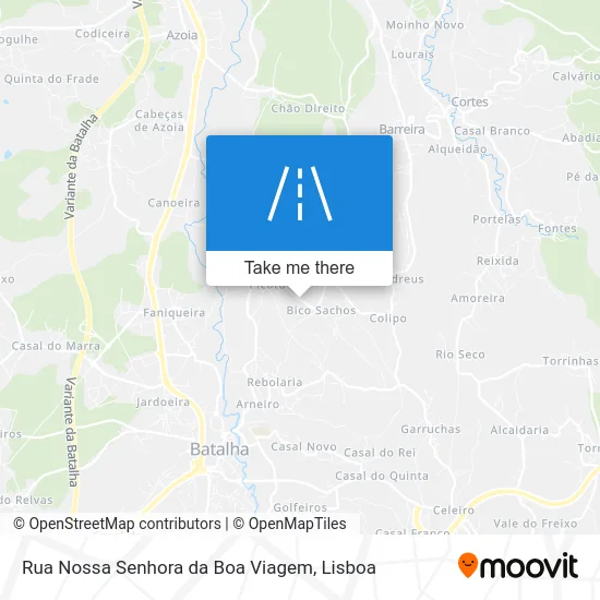 Rua Nossa Senhora da Boa Viagem map