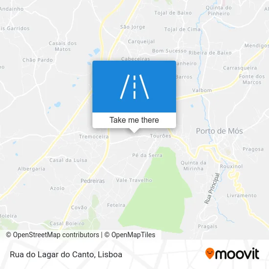 Rua do Lagar do Canto map
