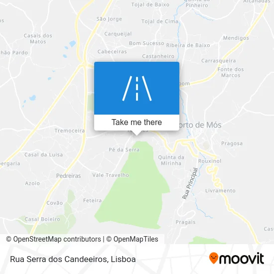 Rua Serra dos Candeeiros map