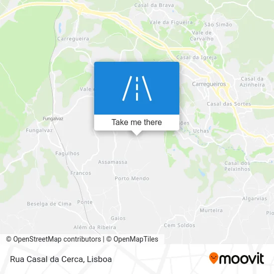 Rua Casal da Cerca map