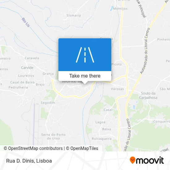 Rua D. Dinis map