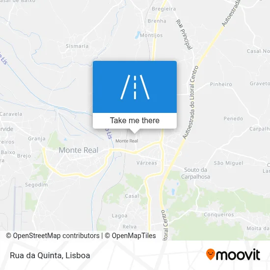 Rua da Quinta map