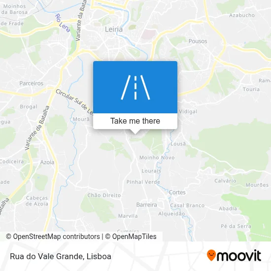 Rua do Vale Grande map