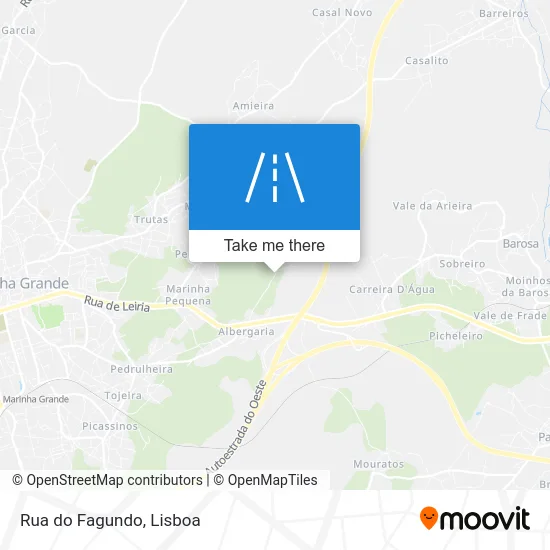 Rua do Fagundo map
