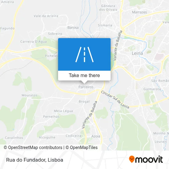 Rua do Fundador map