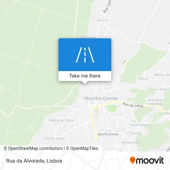 Rua da Alvorada map