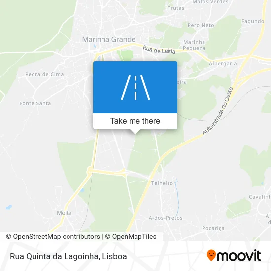 Rua Quinta da Lagoinha map