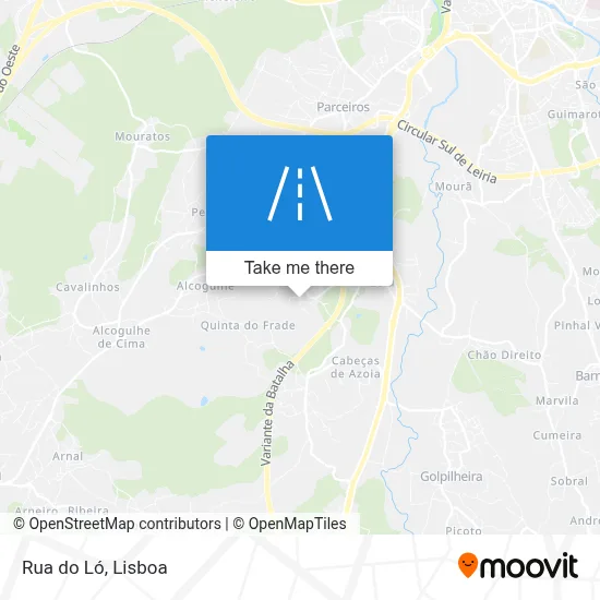 Rua do Ló map