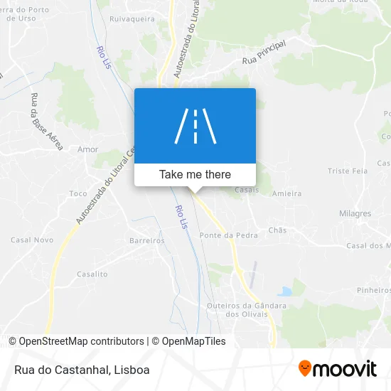 Rua do Castanhal map