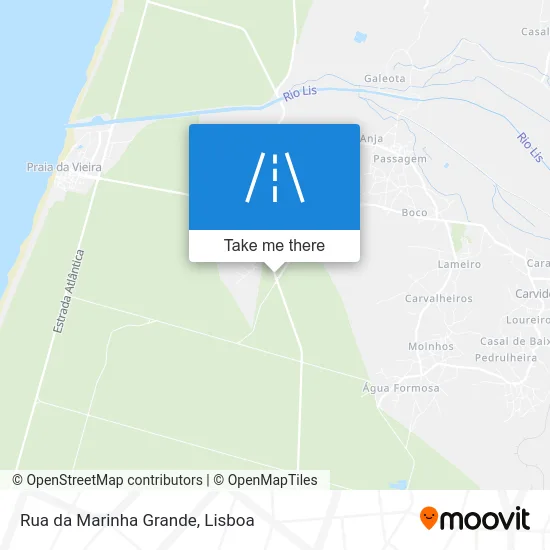 Rua da Marinha Grande map