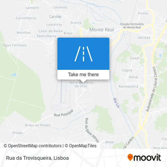 Rua da Trovisqueira map