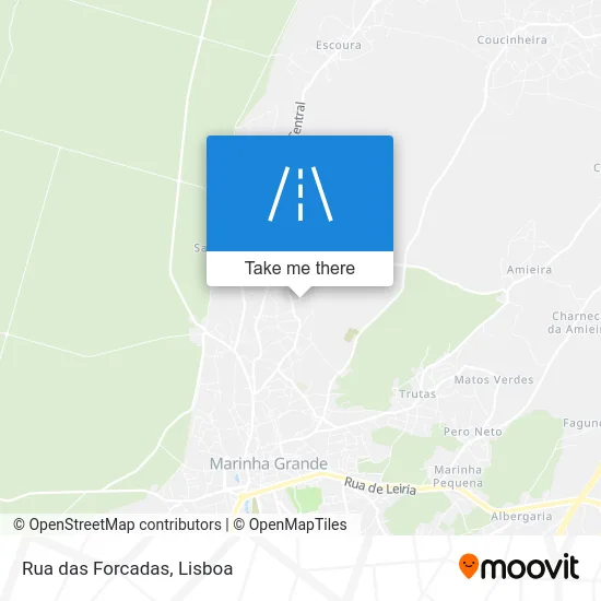 Rua das Forcadas map