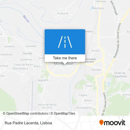 Rua Padre Lacerda map