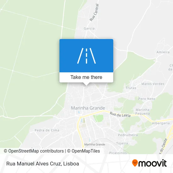 Rua Manuel Alves Cruz map