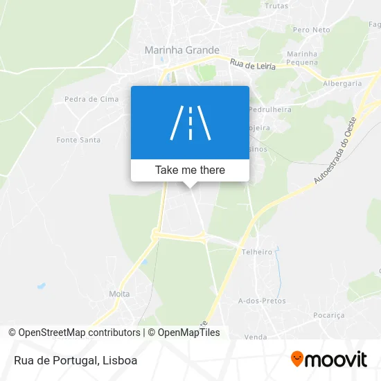 Rua de Portugal map