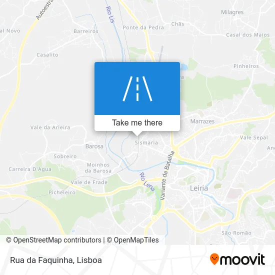 Rua da Faquinha map