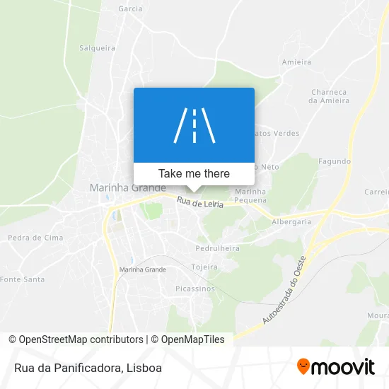 Rua da Panificadora map