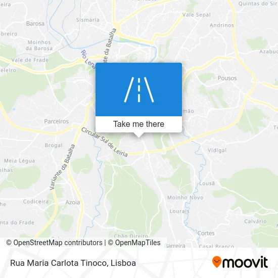 Rua Maria Carlota Tinoco map