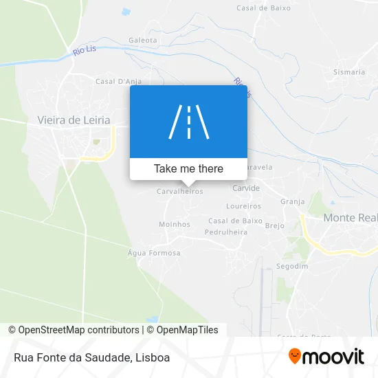 Rua Fonte da Saudade map