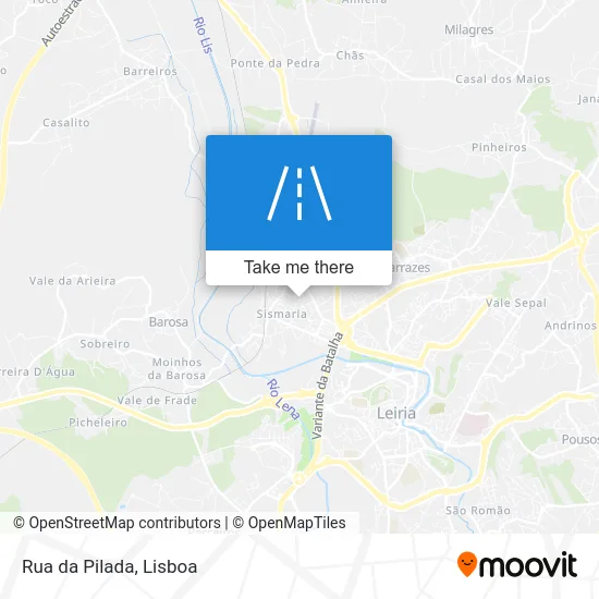 Rua da Pilada map