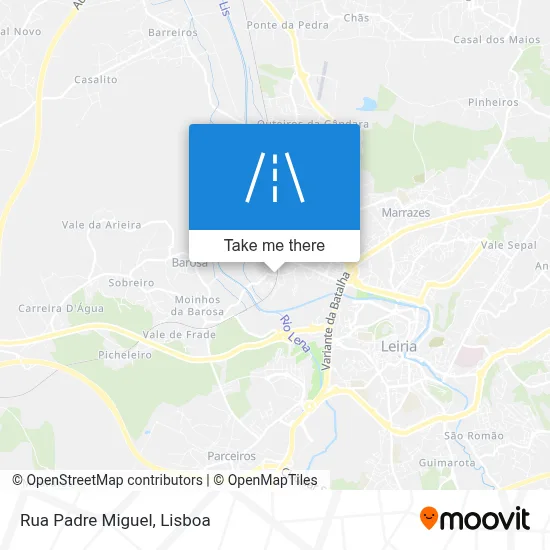 Rua Padre Miguel map