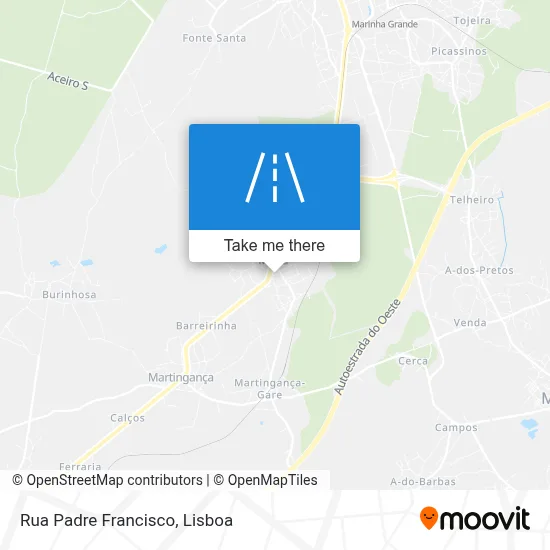 Rua Padre Francisco map