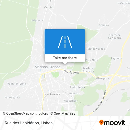 Rua dos Lapidários map