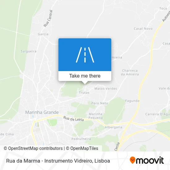 Rua da Marma - Instrumento Vidreiro map