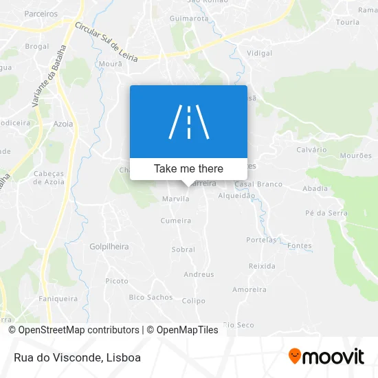 Rua do Visconde map