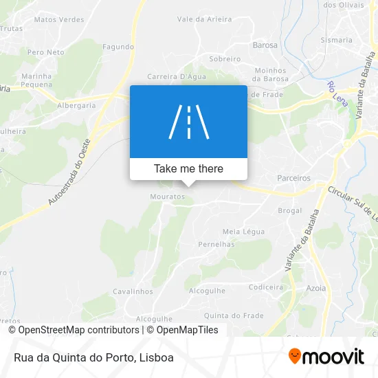 Rua da Quinta do Porto map