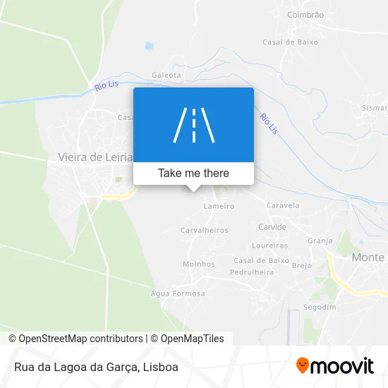 Rua da Lagoa da Garça map