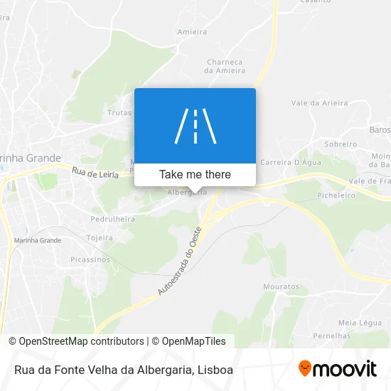 Rua da Fonte Velha da Albergaria map