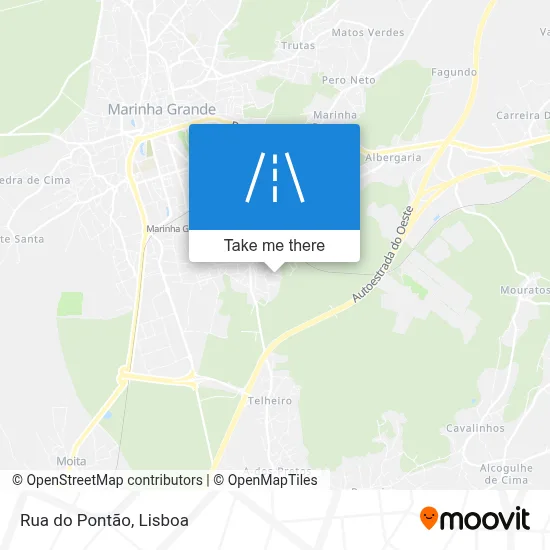 Rua do Pontão map
