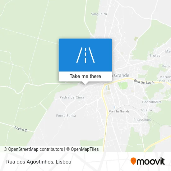 Rua dos Agostinhos map