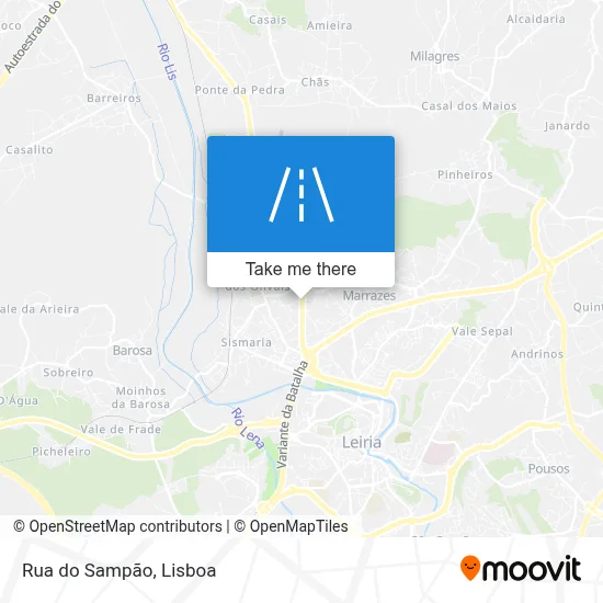 Rua do Sampão map