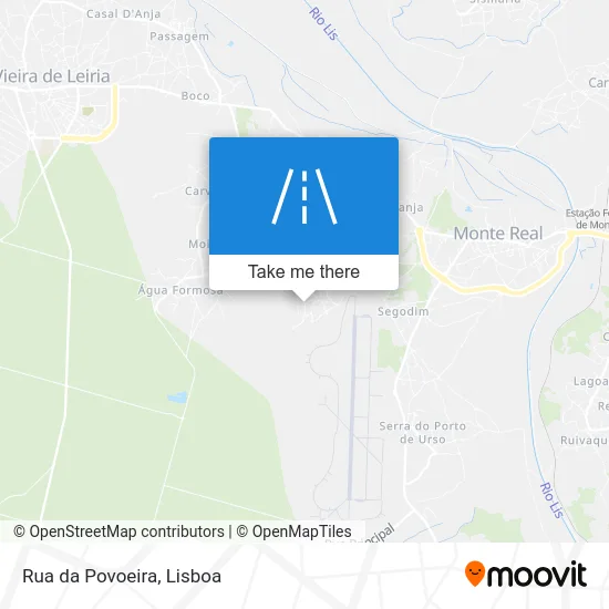 Rua da Povoeira map